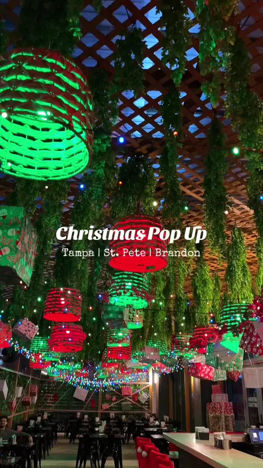 Nueva Cantina in St. Petersburg showing cocktail, grinch margarita, cocktail, mistletoe margarita, cocktail, snow white margarita, cocktail, frosted pear margarita, cocktail, bonfire cafe, cocktail, video by sunkissedintampa on TikTok