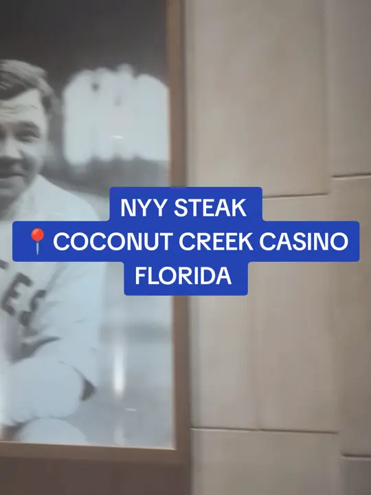 NYY Steak in Coconut Creek showing visit, excellent food, great service, espresso martini, video by daytrippingandsipping on TikTok
