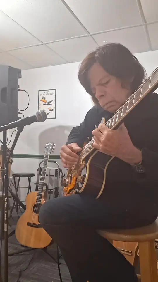 O'Learys Irish Pub in Debary showing live music, fingerstyle guitar, video by Stan Bozek Music on Facebook