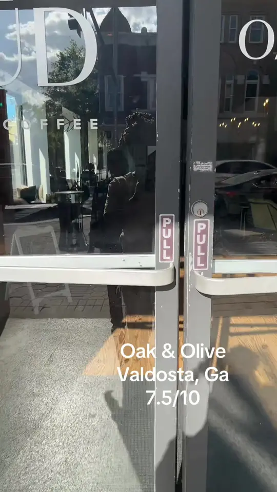 Oak & Olive in Valdosta showing food, garlic chicken, grits, garlic bread, review, video by chand_9210 on TikTok