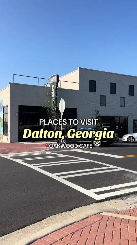 Oakwood Cafe in Dalton showing review, visit, video by marbinindalton on TikTok