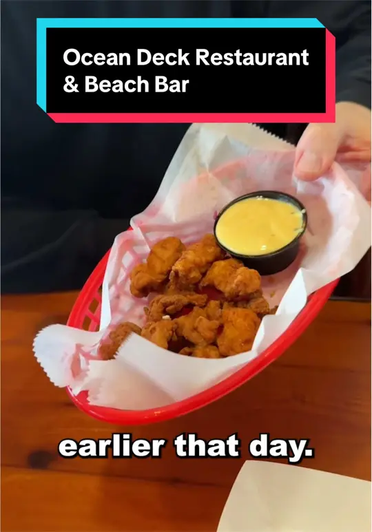 Ocean Deck Restaurant & Beach Bar in Daytona Beach showing restaurant, beach bar, visit, video by largebarstool on TikTok