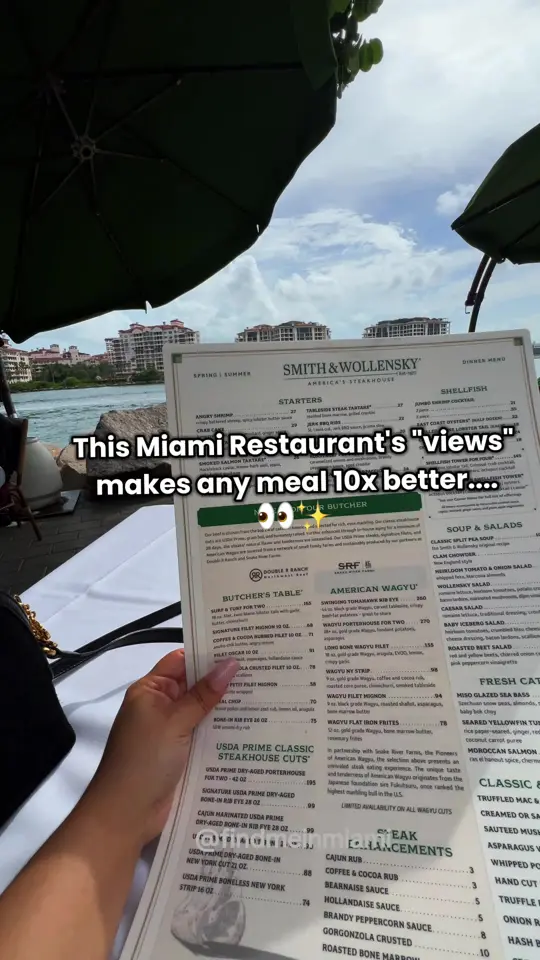 Ocean Grill at The Setai in Miami Beach showing restaurant visit, miami beach dining, video by findmeinmiami on TikTok
