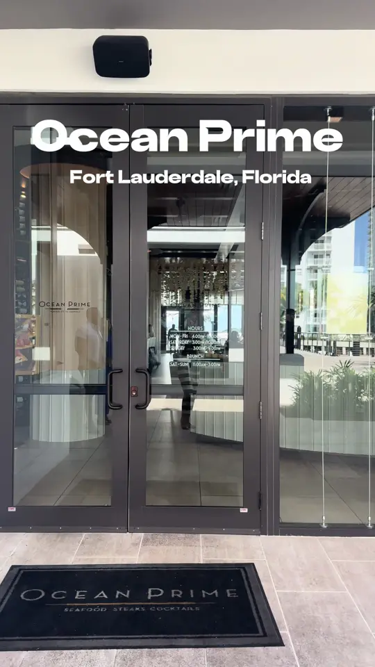 Ocean Prime Fort Lauderdale in Fort Lauderdale showing review, lamb chops, video by iamcassialyn on TikTok