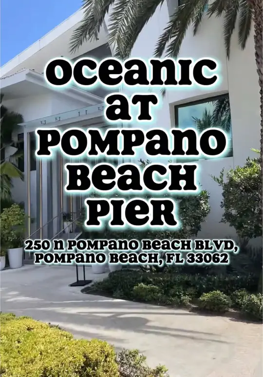 Oceanic at Pompano Beach Pier in Pompano Beach showing brunch, steak, pier location, atmosphere, video by sk8natethefoodie on TikTok
