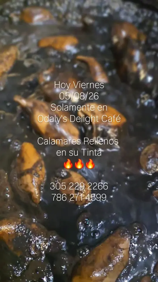 Odaly's Delight Café in Miami showing cafe, visit, video by Odalys Delight Café on Facebook