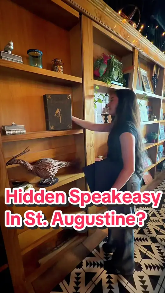 Odd Birds Cocktail Lounge And Kitchen in St. Augustine showing cocktail, speakeasy experience, video by morganelaineallen on TikTok
