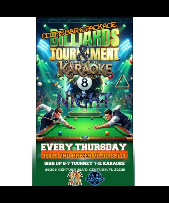ODOM’S BAR & PACKAGE in Century showing karaoke, dj, ladies night specials, video by DJ SWADE L.A. SOUNDZZ Entertainment on Facebook