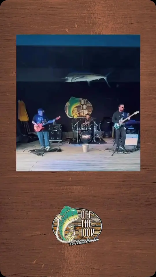 Off The Hook at Inlet Harbor in Ponce Inlet showing atmosphere, weekend, video by Off The Hook at Inlet Harbor on Facebook