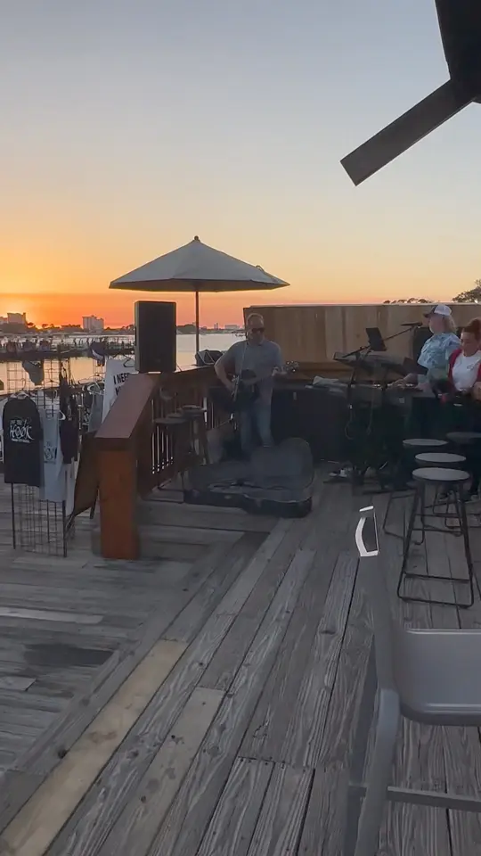 Off the Hook Bar and Grill in Panama City Beach showing live music, soft rock, video by Off The Hook Bar and Grill on Facebook