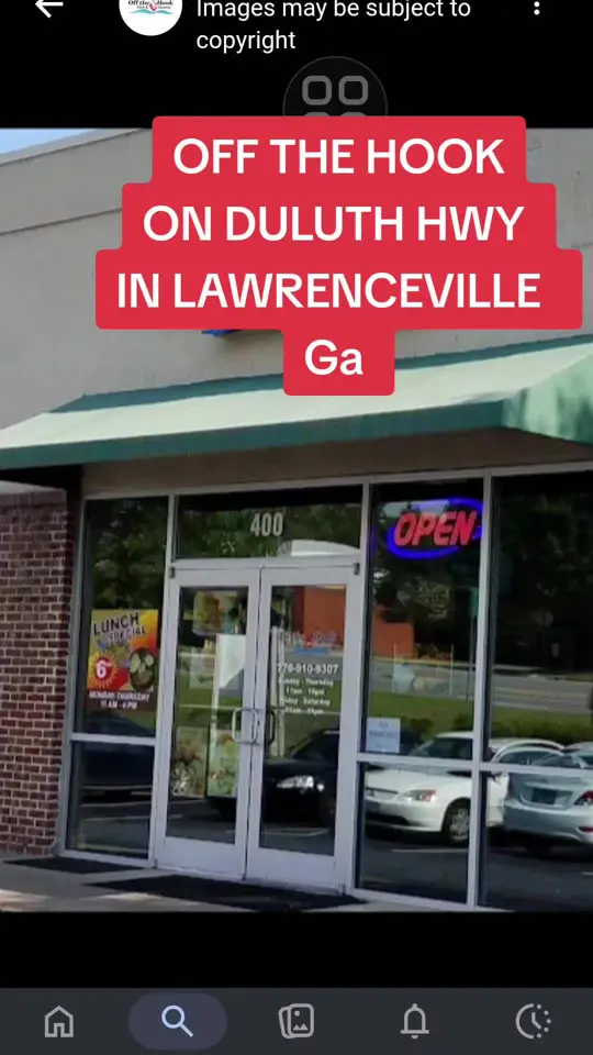 Off The Hook Fish & Shrimp in Lawrenceville showing seafood, shrimp, video by swagglessjoker_ on TikTok
