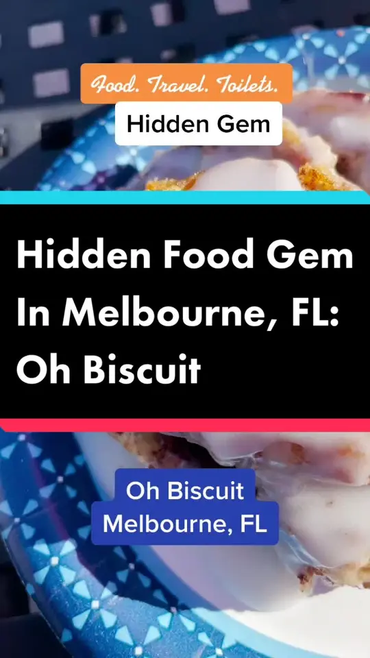 Oh Biscuit and More in Melbourne showing review, food, video by foodtraveltoilets on TikTok