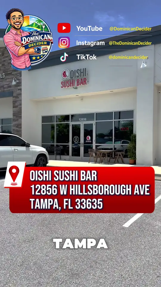  in Florida showing review, visit, sushi, video by dominicandecider on TikTok
