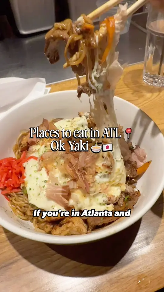 OK YAKI in Atlanta showing food, japanese restaurant, video by _ohthatswill IRL on YouTube