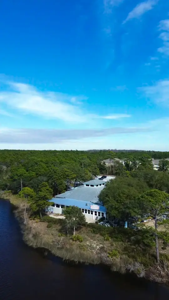 Old Florida Fish House in Santa Rosa Beach showing seafood, live music, dining atmosphere, video by 30A on Facebook