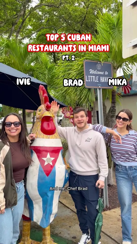 Old's Havana in Miami showing restaurant visit, cuban food, video by iviethefoodie on TikTok