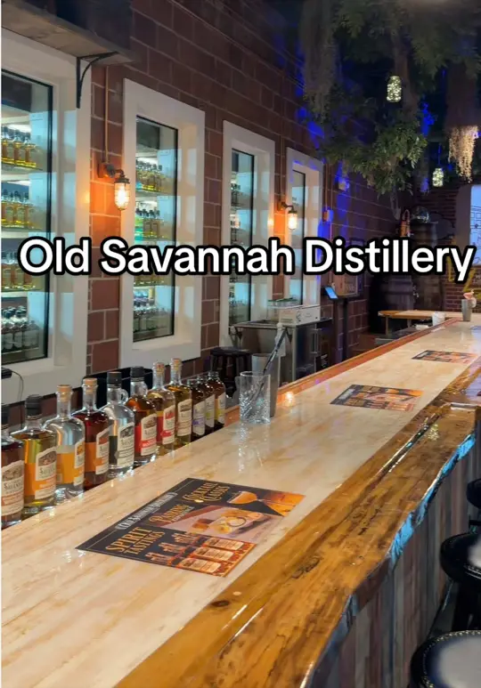 Old Savannah Distillery Restaurant in Savannah showing review, visit, video by j.chantel on TikTok