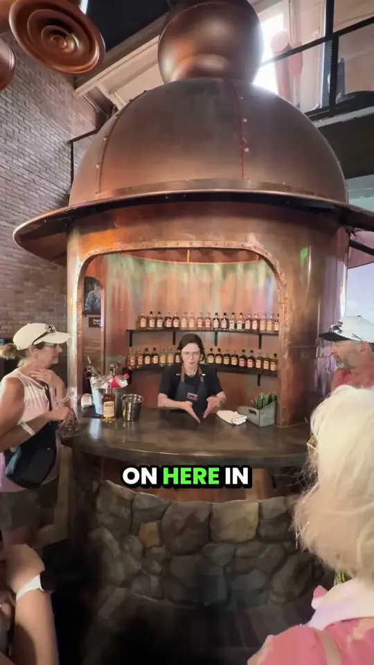 Old Savannah Distillery Restaurant in Savannah showing tasting room, visit, video by Eat It and Like It on YouTube