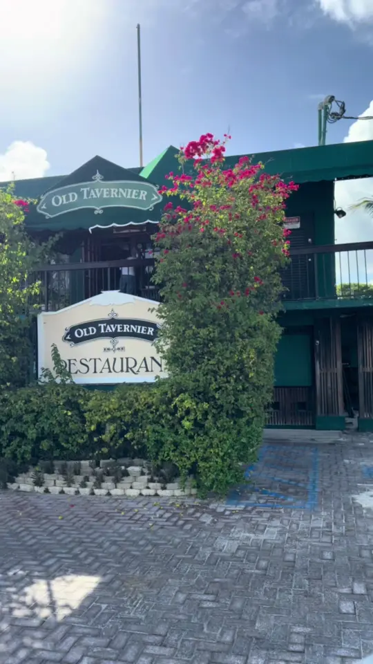 Old Tavernier Restaurant & Lounge in Tavernier showing review, visit, pizza, video by mywalksinparadise on TikTok