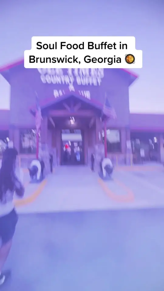 Ole Times Country Buffet in Brunswick showing visit, soul food, video by ninilyons007 on TikTok