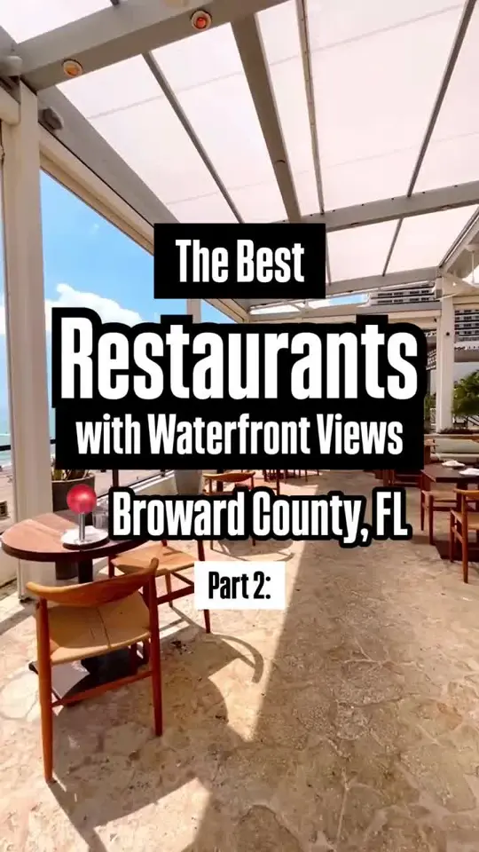Olive and Sea in Fort Lauderdale showing review, waterfront views, video by lizbaragiola on TikTok