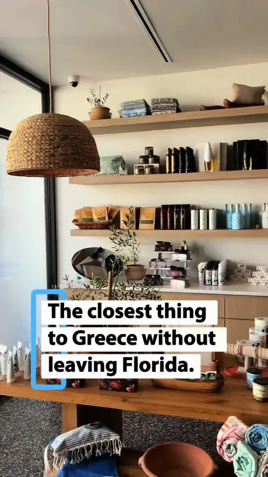 Olive Tree Greek Grill in Melbourne showing review, visit, atmosphere, video by brevardbanana on TikTok