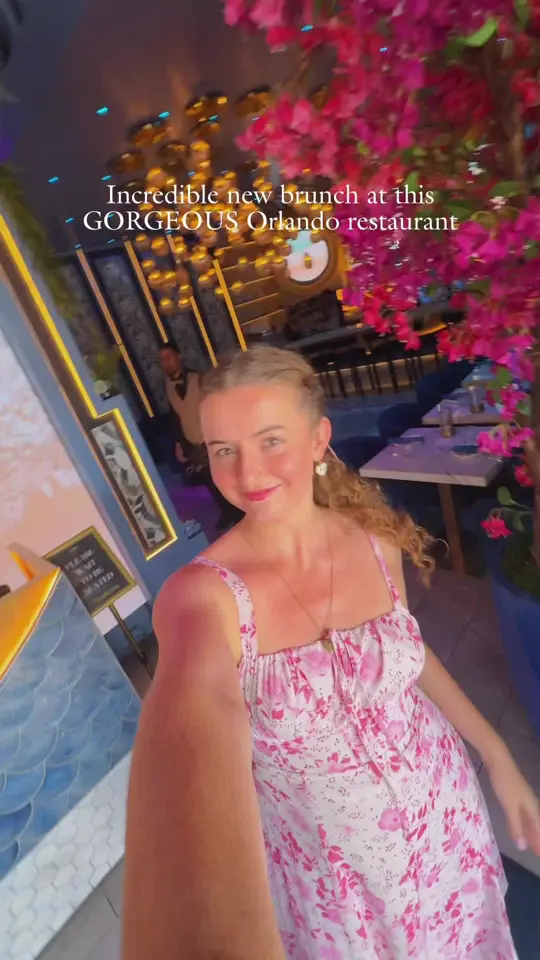 Olivia's Cafe in Lake Buena Vista showing brunch, food, vibes, visit, video by oliviashannonwolk on TikTok