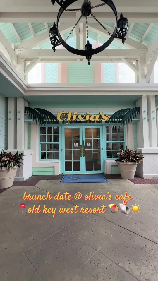 Olivia's Cafe in Lake Buena Vista showing brunch, food, video by leeannuhh__ on TikTok
