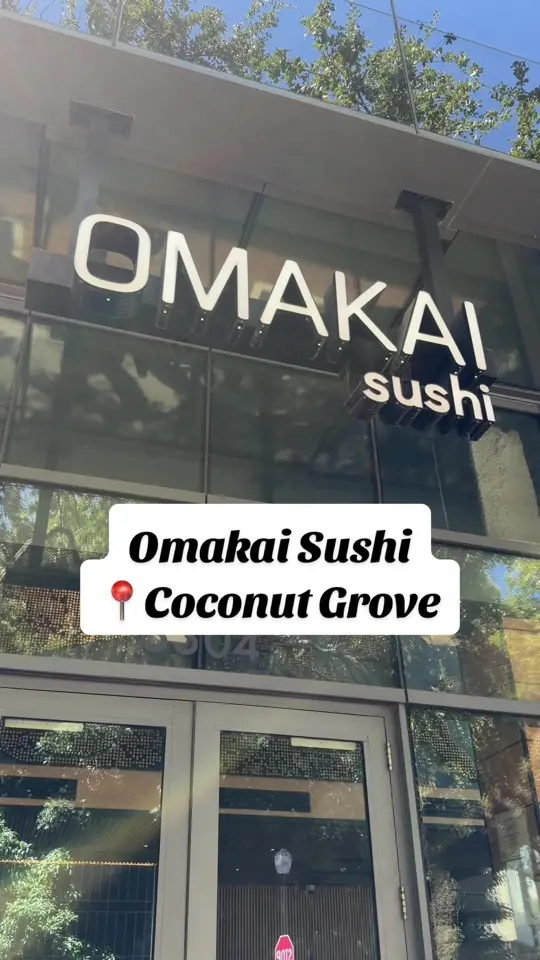 OMAKAI hand roll bar in Miami showing visit, sushi, video by gio_mineo on TikTok