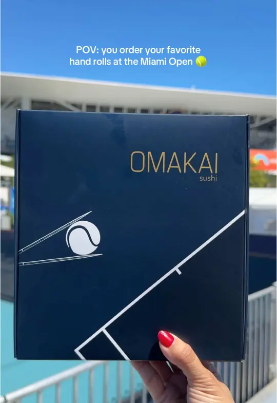 OMAKAI hand roll bar in Miami showing hand roll bar, sushi box, miami open, video by omakaisushi on TikTok