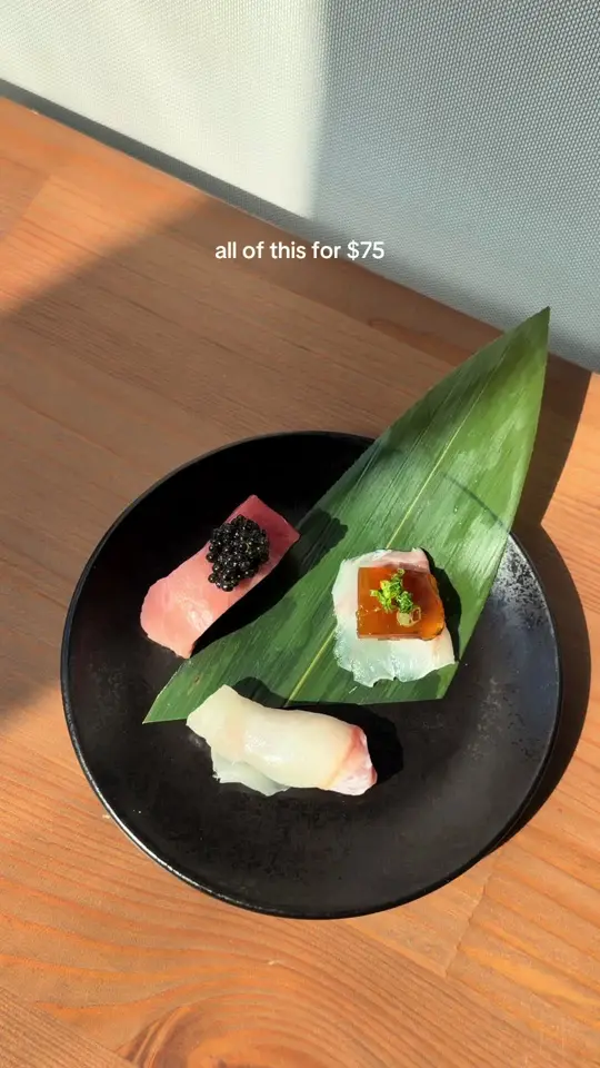OMAKAI Sushi Wynwood in Miami showing omakase, sushi, video by omakaisushi on TikTok