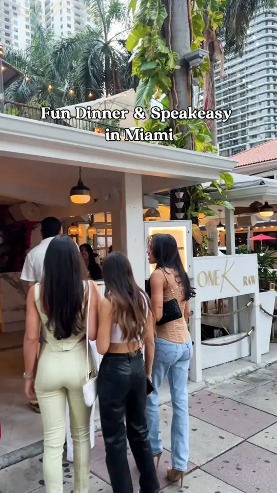  in Florida showing dinner, speakeasy, date night, video by Camille's Miami on Facebook