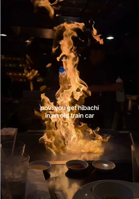 Orient Express in Atlanta showing visit, hibachi restaurant, video by catherineapullan on TikTok
