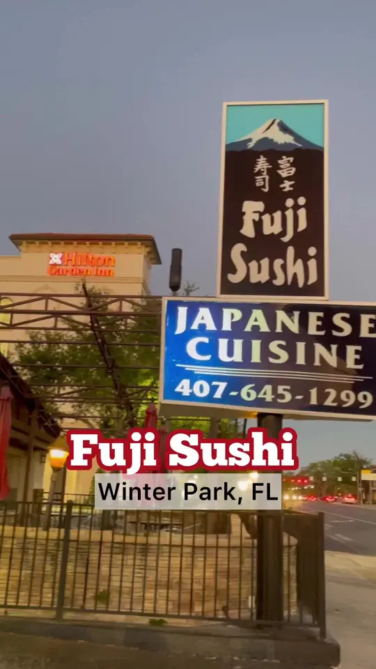 Orlando Fuji Sushi in Orlando showing sushi, food, video by _adatewithkait on TikTok
