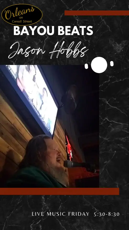 'Orleans on Carroll Street in Perry showing live music, jason taylor hobbs, video by Orleans on Carroll Street on Facebook