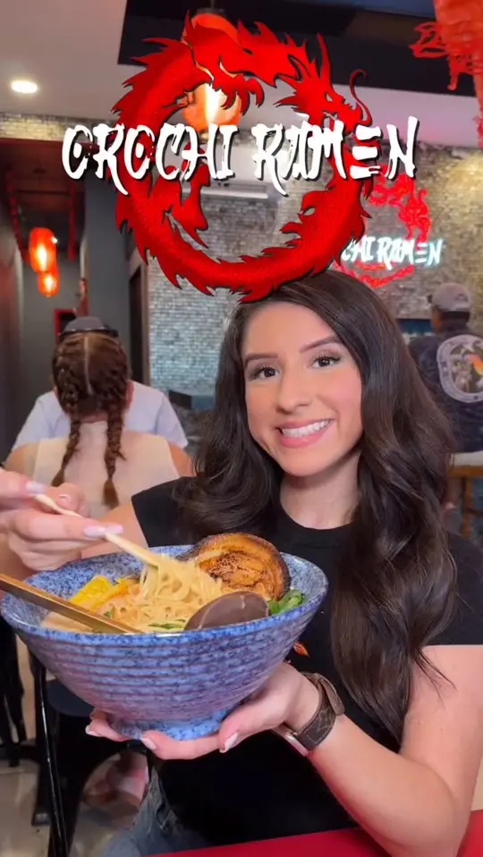 Orochi Ramen in Clermont showing review, ramen, tan tanmen, pork gyoza, karaage chicken, video by OnlyinClermont on Facebook