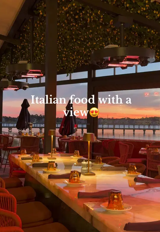 Osteria 500 in Sarasota showing patio, italian food, video by osteria500sarasota on TikTok