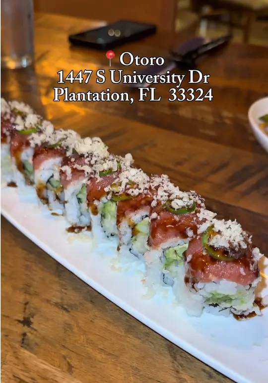 Otoro Sushi + Asian Kitchen on TikTok, video by ms.soflo