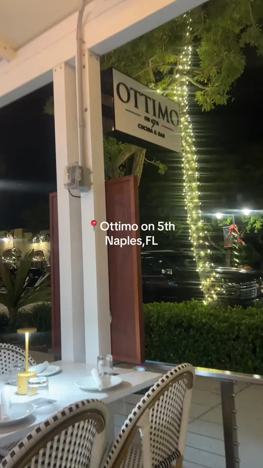 Ottimo on 5th - Cucina & Bar in Naples showing italian food, restaurant visit, video by solimar.franco on TikTok