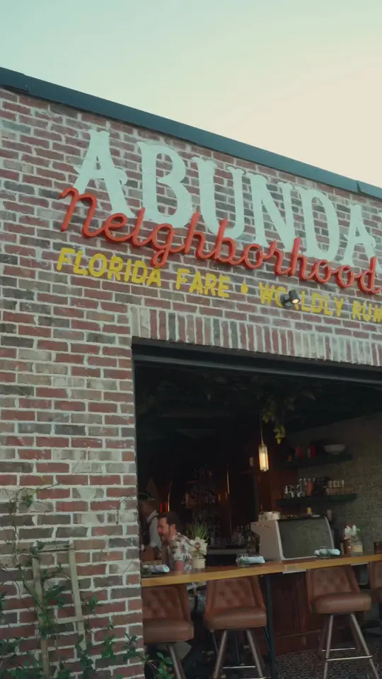 Otto's High Dive in Orlando showing bar, neighborhood rum bar, video by stufftodoinorlando on TikTok