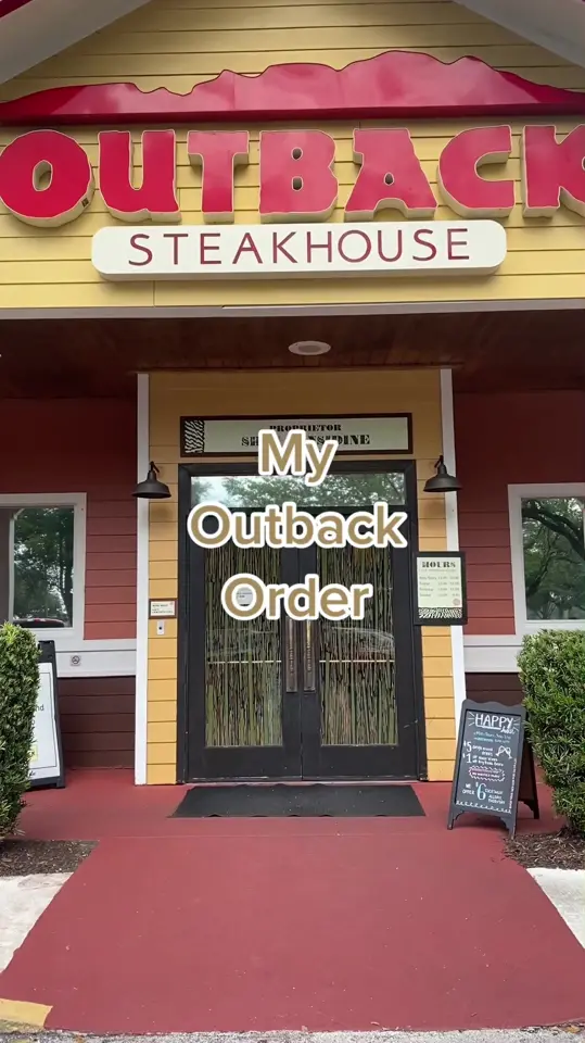 Outback Steakhouse in Davie showing visit, food, video by explorewithgg on TikTok