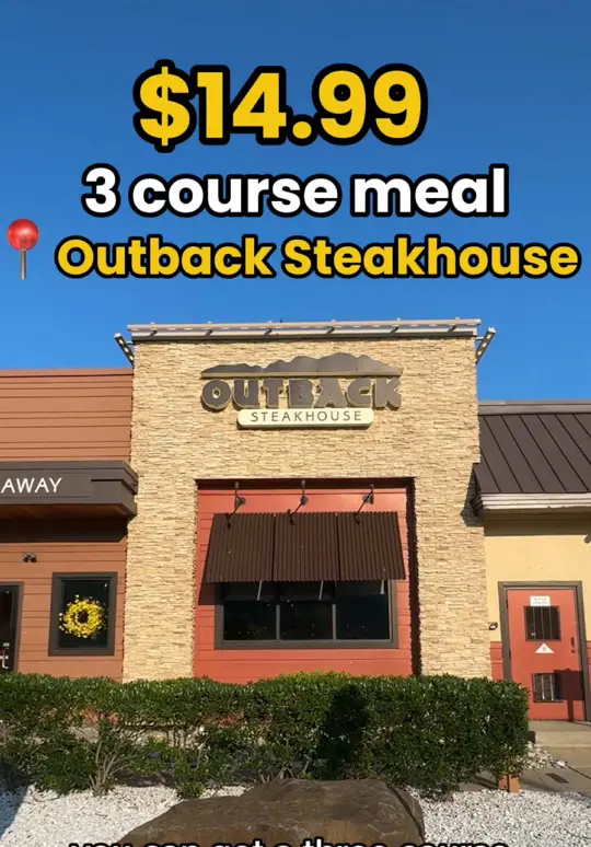 Outback Steakhouse on TikTok, video by thebrunchguy