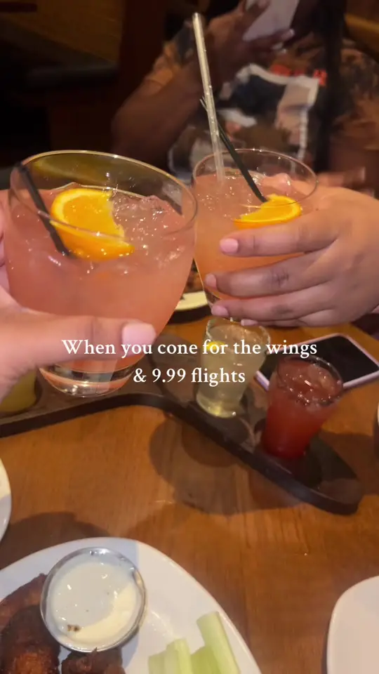 Outback Steakhouse-Winter Springs in Winter Springs showing food, wings, drinks, flights, video by imlelexo on TikTok