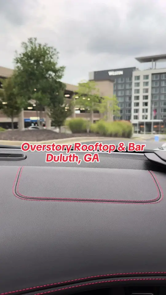 Overstory Rooftop Bar in Duluth showing cocktail, atmosphere, venue visit, video by suitepeach on TikTok