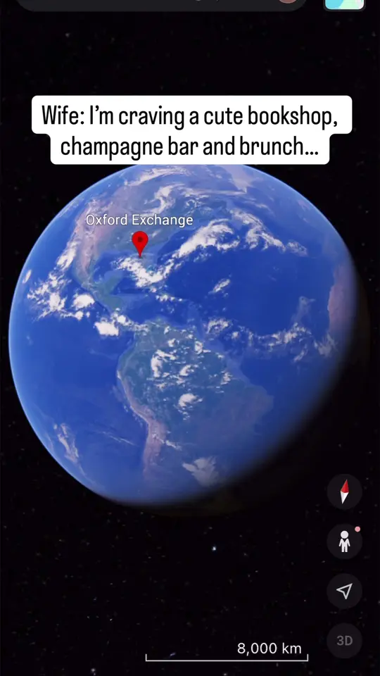 Oxford Exchange in Tampa showing review, visit, restaurant, brunch, coffee bar, tea bar, video by thefloridaqueenie_ on TikTok