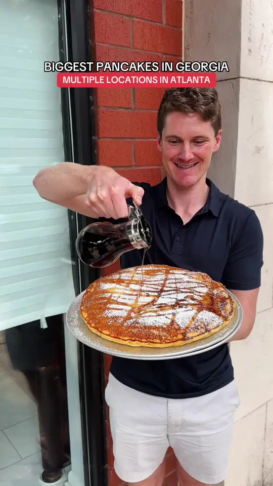 Oy! in Atlanta showing food, pancakes, video by atlfoodies on TikTok