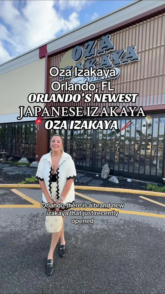 Oza Izakaya in Orlando showing review, visit, handrolls, chefs selection set, video by beercutieandfoodie on TikTok