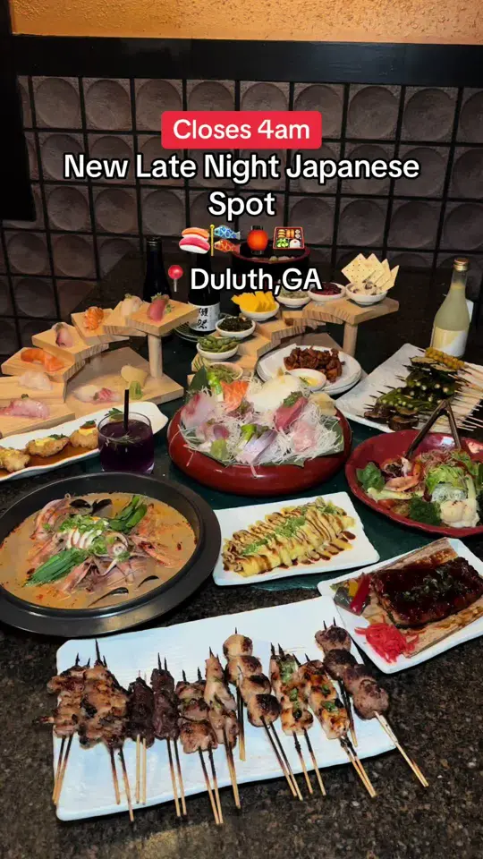 Ozuri Izakaya in Duluth showing review, kaisen don, ramen, ozuri kai course, jellyfish, edamame, video by travelfoodie_ishy on TikTok