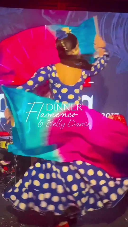 Paco's Way Miami in Miami Springs showing dinner, flamenco, belly dance, video by fashion.eat.travel on TikTok