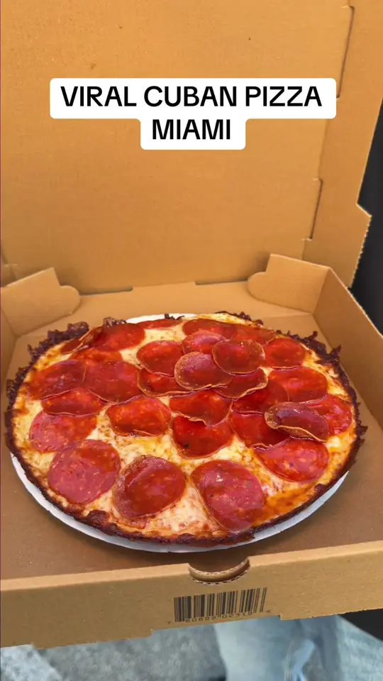 Pa’Comer Cuban Pizza on TikTok, video by mikeiseating